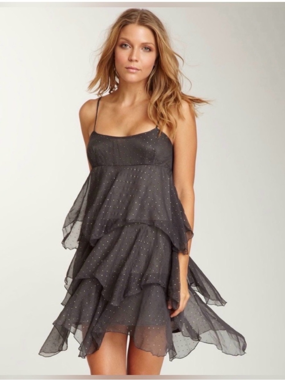 NWT Free People Disco Dot Mini Dress